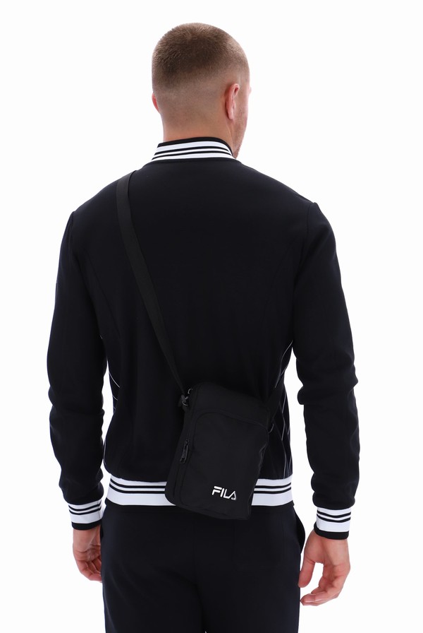 Black Fila Settanta 2 Men Jackets | 6498JAETU