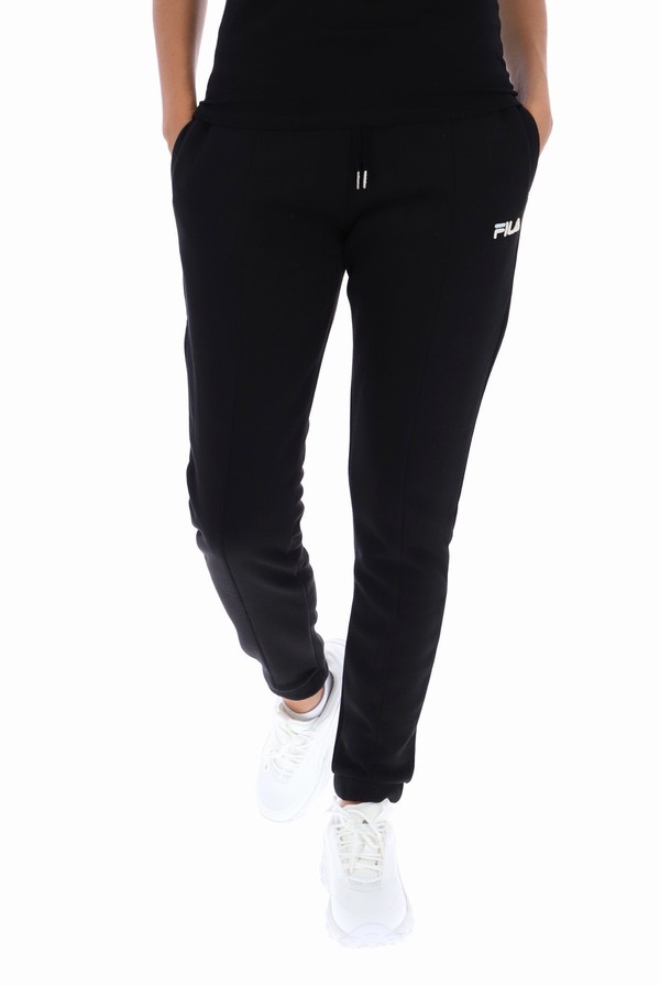 Black Fila Shauna Front Seam Women Jogger | 8724DSPAI