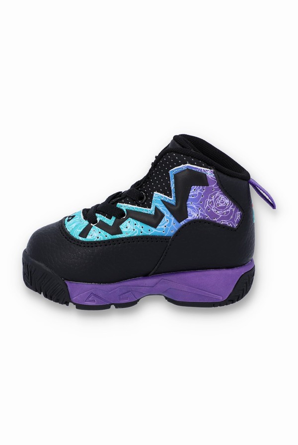 Black / Purple Fila Mb Kids | 4257HOYJA