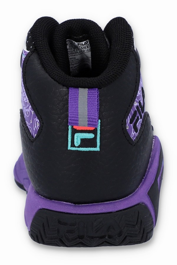 Black / Purple Fila Mb Kids | 4257HOYJA