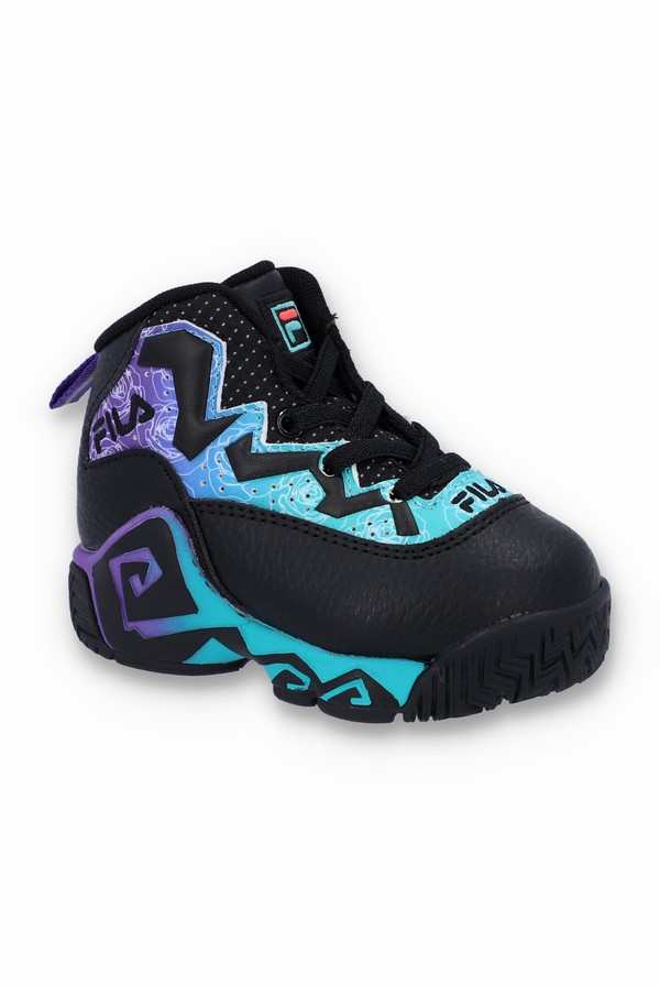 Black / Purple Fila Mb Kids | 4257HOYJA