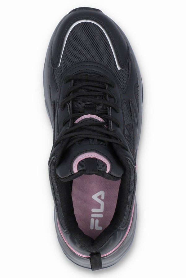 Black / Purple Fila Novarra Women Trainers | 7051HTSZQ