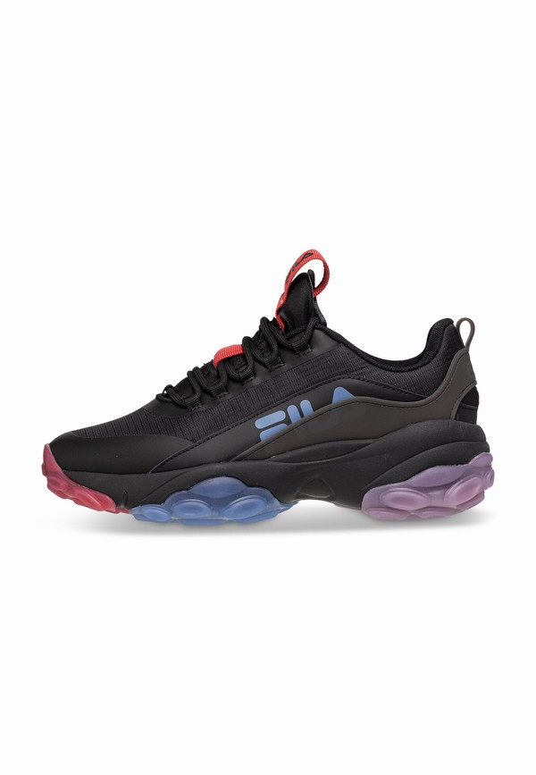 Black / Royal / Purple Fila Loligo Women Trainers | 9634YKJHU