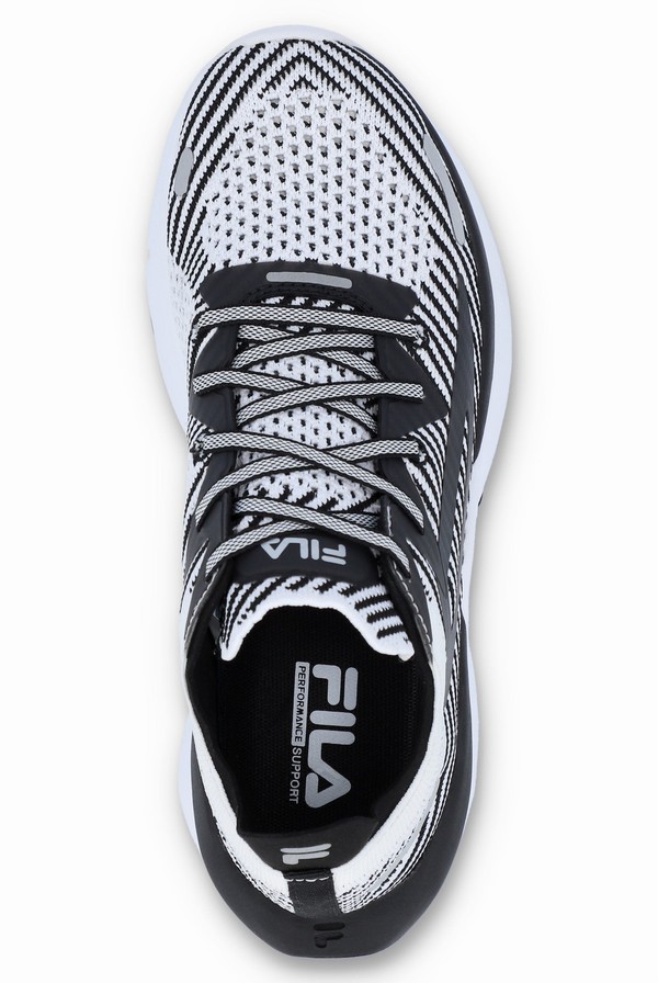 Black / White Fila Shocket Women Trainers | 1820SQURG