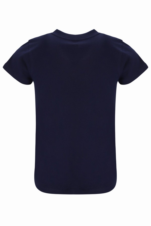 Blue Fila Aileen Basic Logo Women T-shirts | 3186SYXOQ