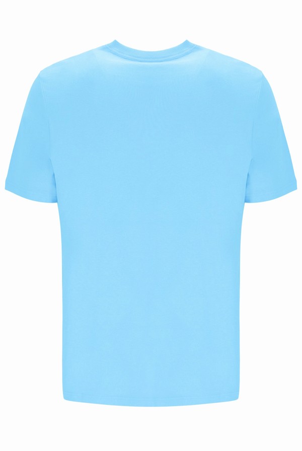 Blue Fila Benjiman Sleeve Men T-shirts | 0139XUSGV