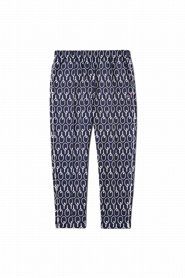 Blue Fila Cigarette Fit Women Sweatpants | 4327IAKCV