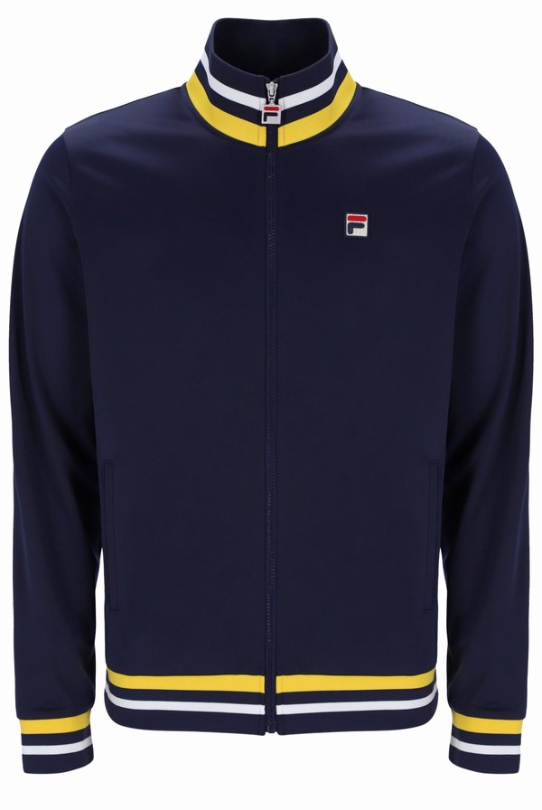 Blue Fila Dane Men Track Top | 5068XSJRL