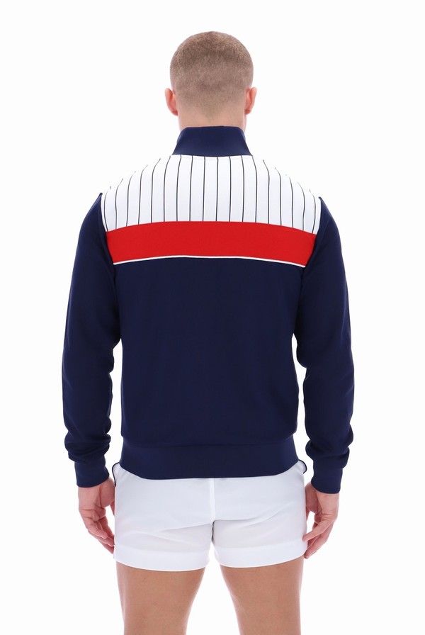 Blue Fila Eccellente Men Track Top | 5307EHLDB