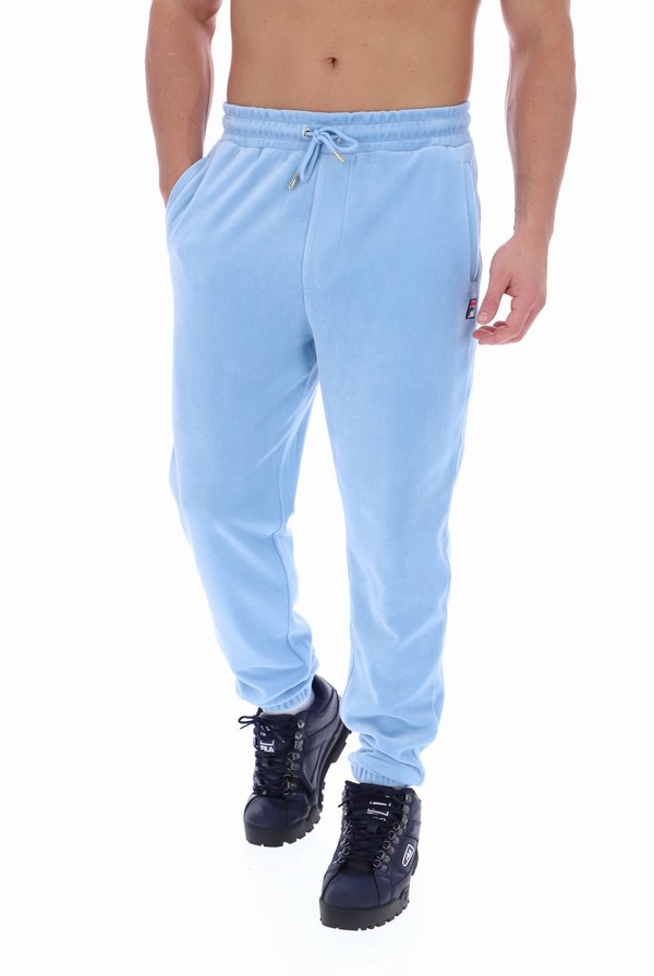 Blue Fila Eddie Men Bottoms | 9537GNWZE