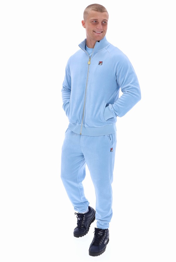 Blue Fila Eddie Men Tracksuits | 4596HYJQZ