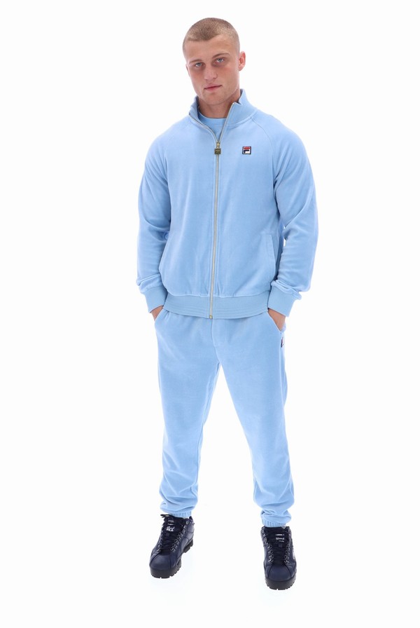 Blue Fila Eddie Men Tracksuits | 4596HYJQZ