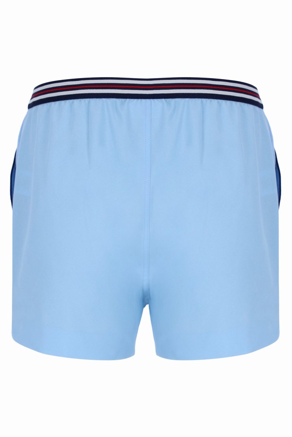 Blue Fila Hightide 4 Terry Pocket Stripe Men Shorts | 3172WMIBR