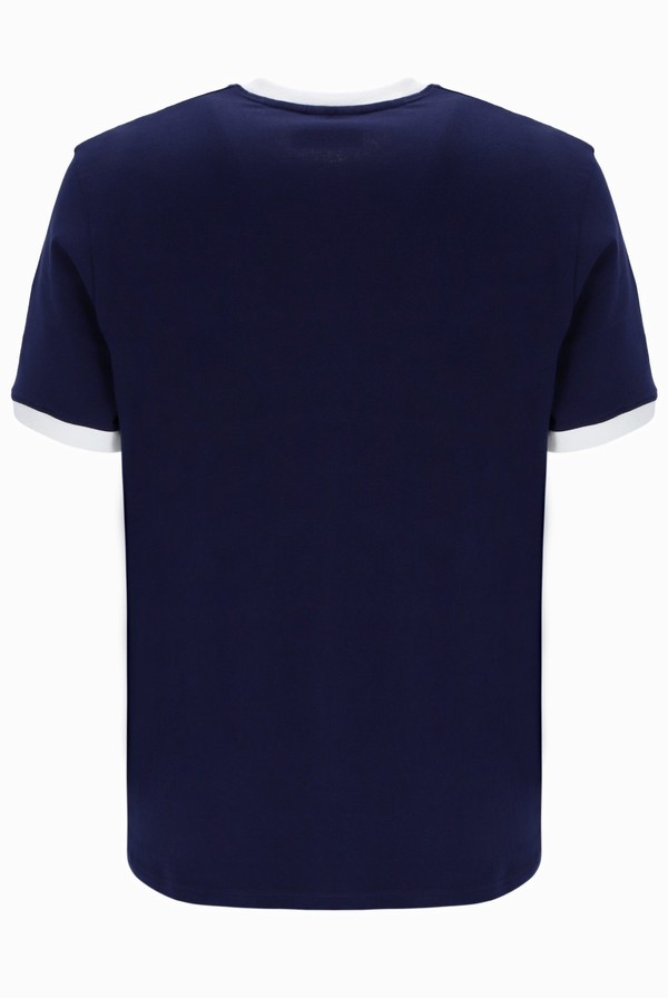 Blue Fila Joey Jaquard Men T-shirts | 7184CUOZH