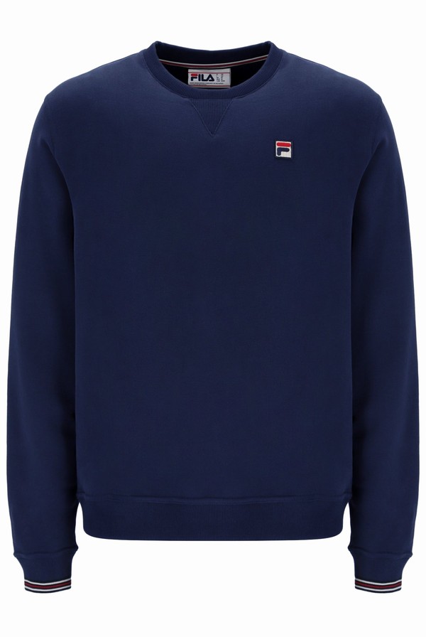 Blue Fila Kell Crew Men Tracksuits | 2786VMHCW