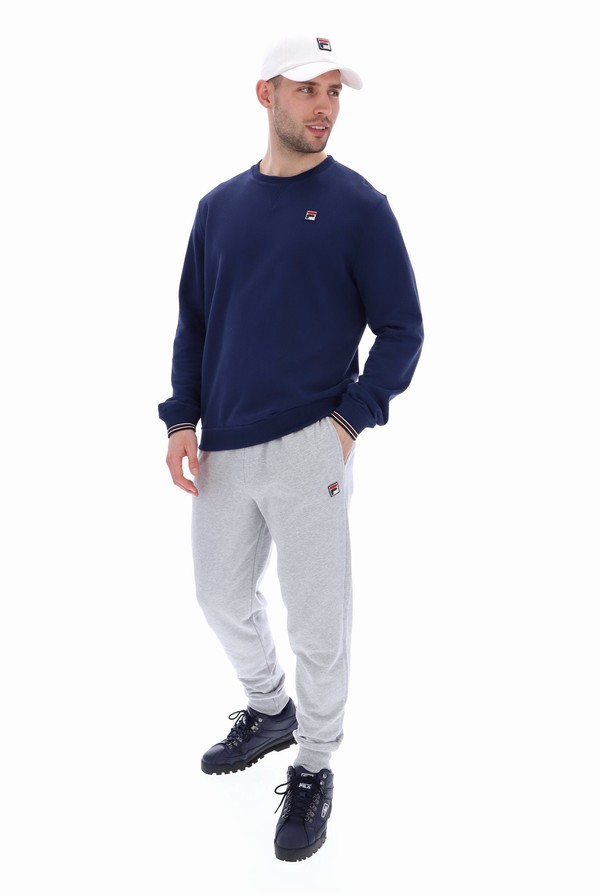 Blue Fila Kell Crew Men Tracksuits | 2786VMHCW