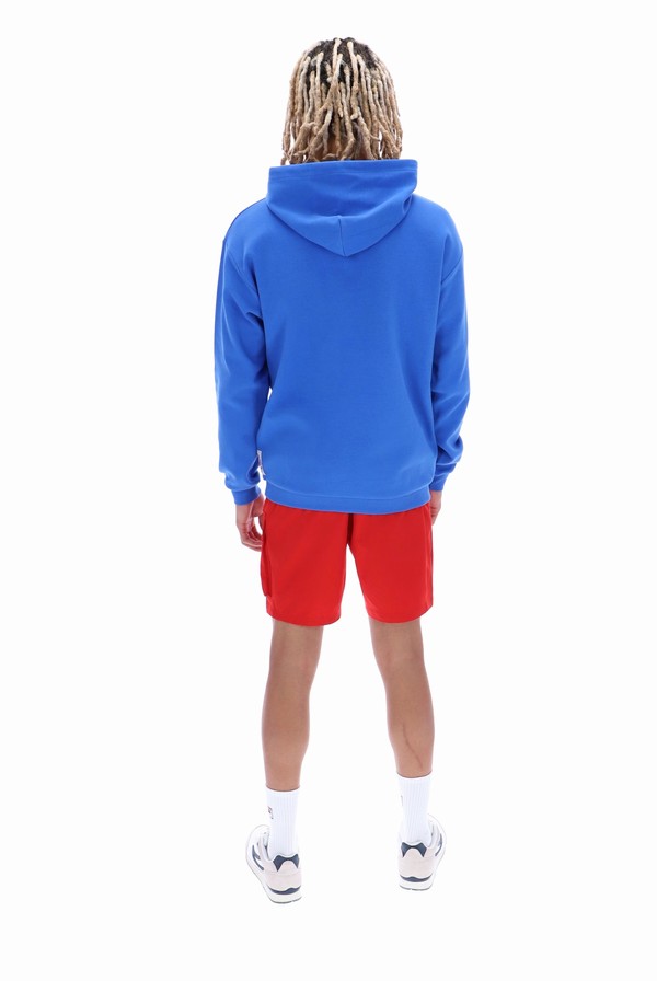 Blue Fila Liam Crew Men Hoodie | 9765JXCNE