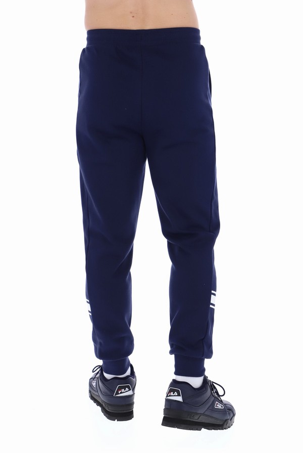 Blue Fila Luke Panel Men Bottoms | 8703OZDLB