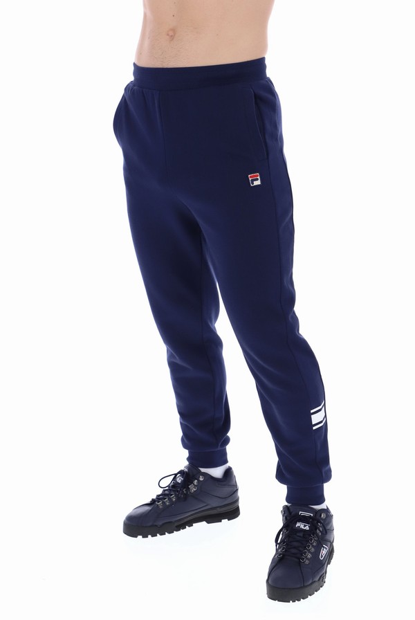 Blue Fila Luke Panel Men Bottoms | 8703OZDLB