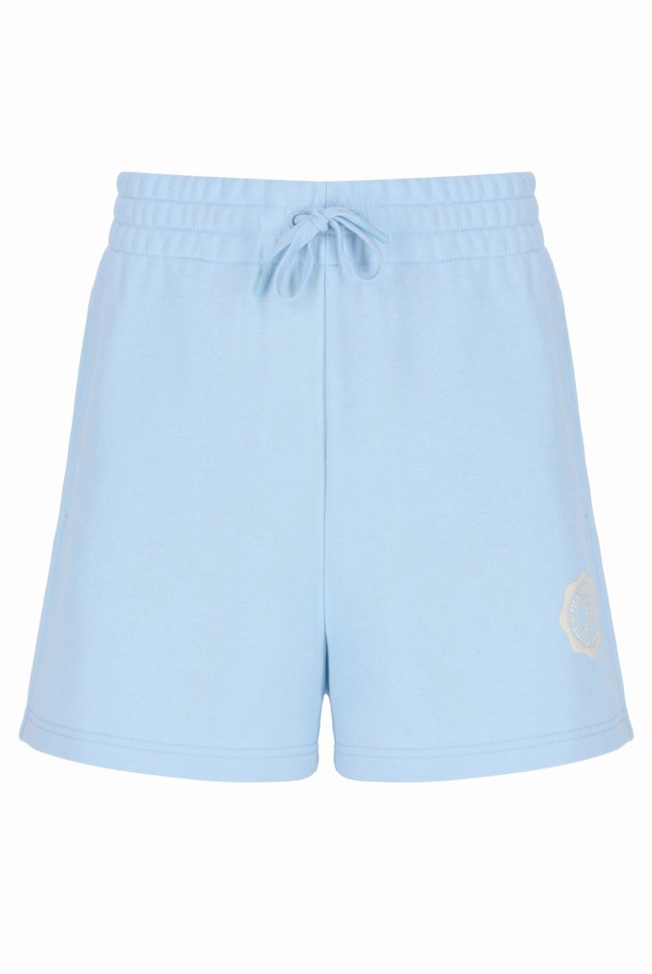 Blue Fila Maeve High Waisted Women Shorts | 9467MOQXE