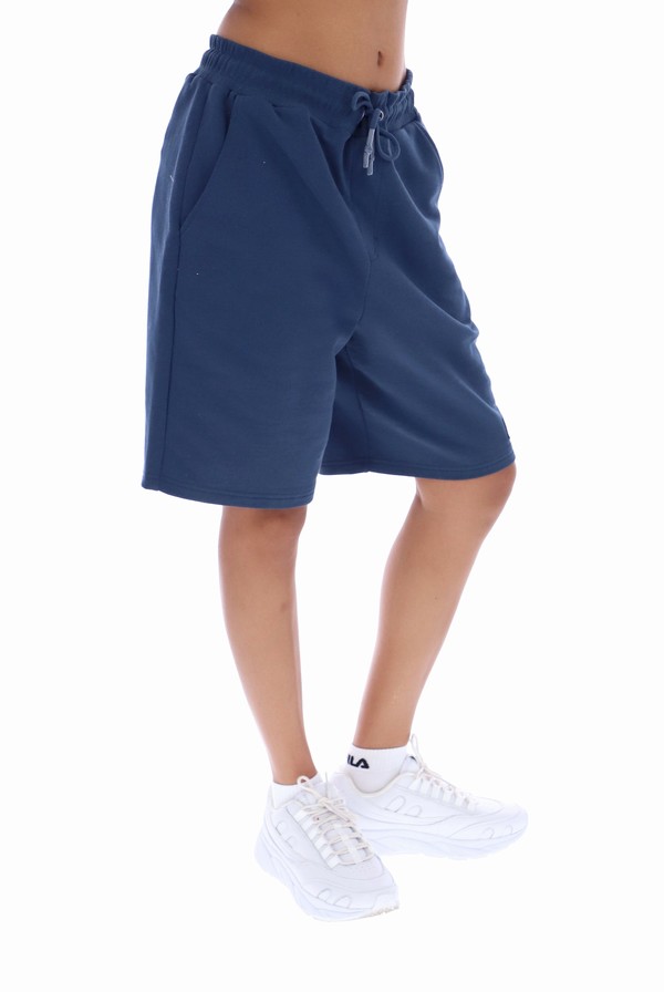 Blue Fila Patrick Fleece Men Shorts | 9842ANHBD