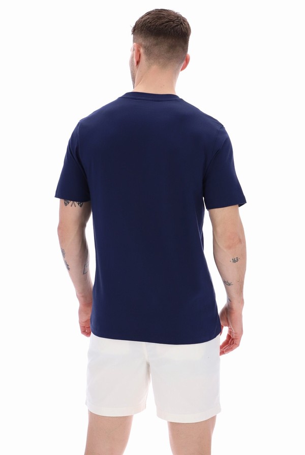 Blue Fila Riggs Pocket Men T-shirts | 5389IAZQY