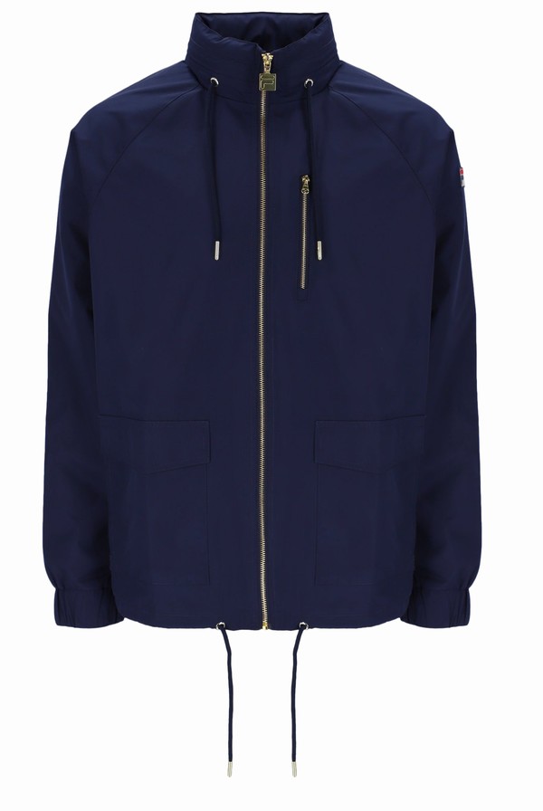 Blue Fila Ronnie Lightweight Men Jackets | 4728NBWZS