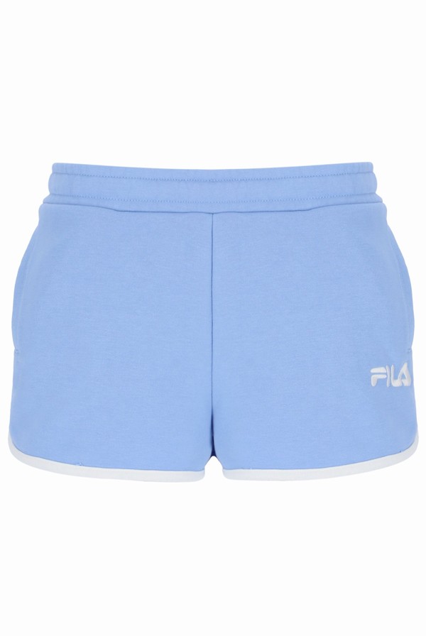 Blue Fila Spade Piping Logo Women Co-ords | 0958AUKSB