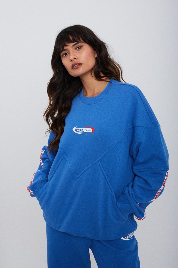 Blue Fila TALA Crew  Women Co-ords | 4608KPSFX