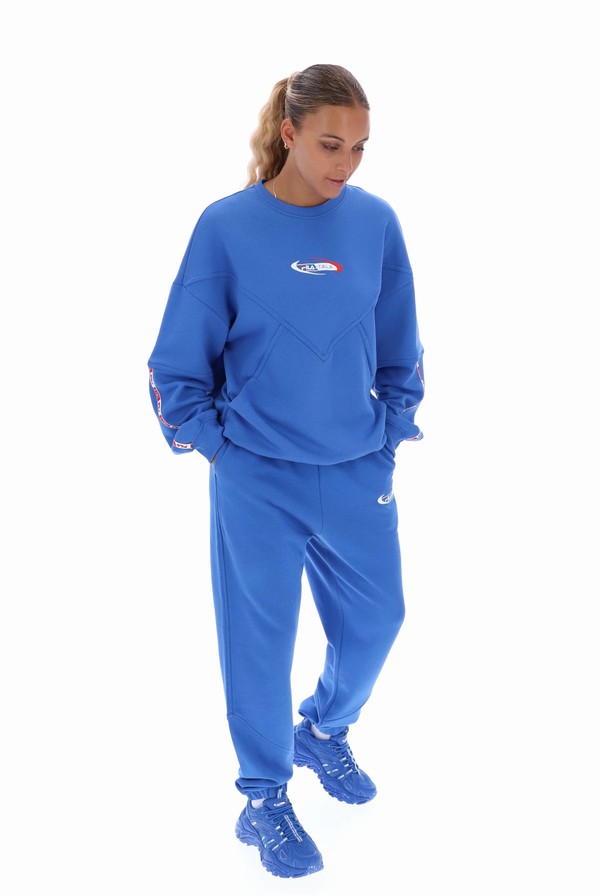 Blue Fila TALA Crew  Women Co-ords | 4608KPSFX