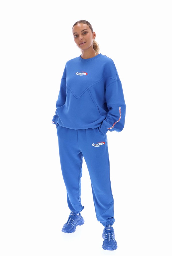 Blue Fila TALA Crew  Women Co-ords | 4608KPSFX