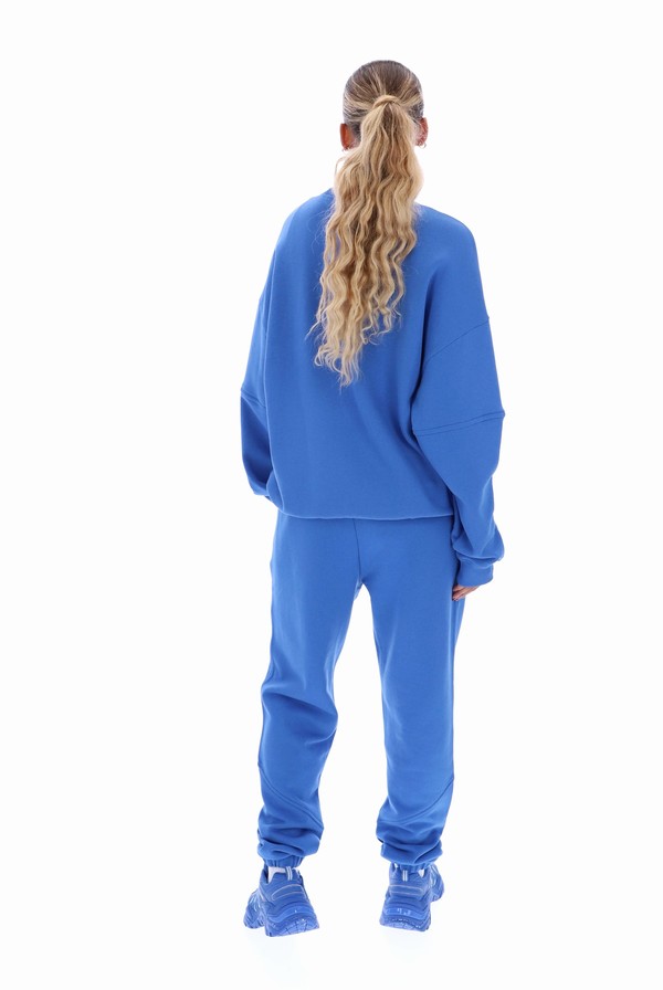 Blue Fila TALA Crew  Women Co-ords | 4608KPSFX