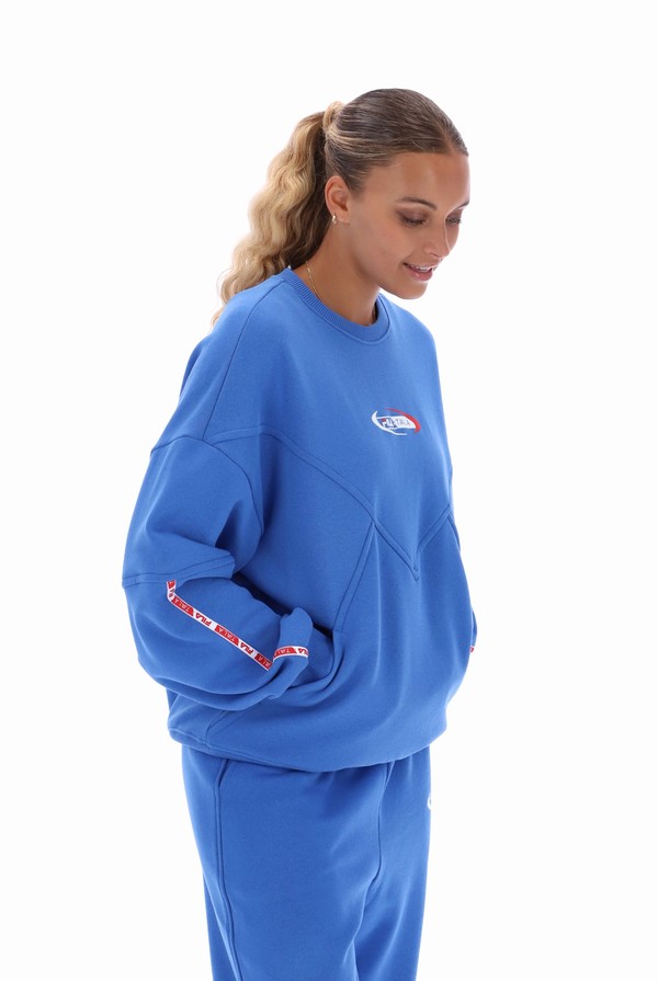 Blue Fila TALA Crew  Women Co-ords | 4608KPSFX