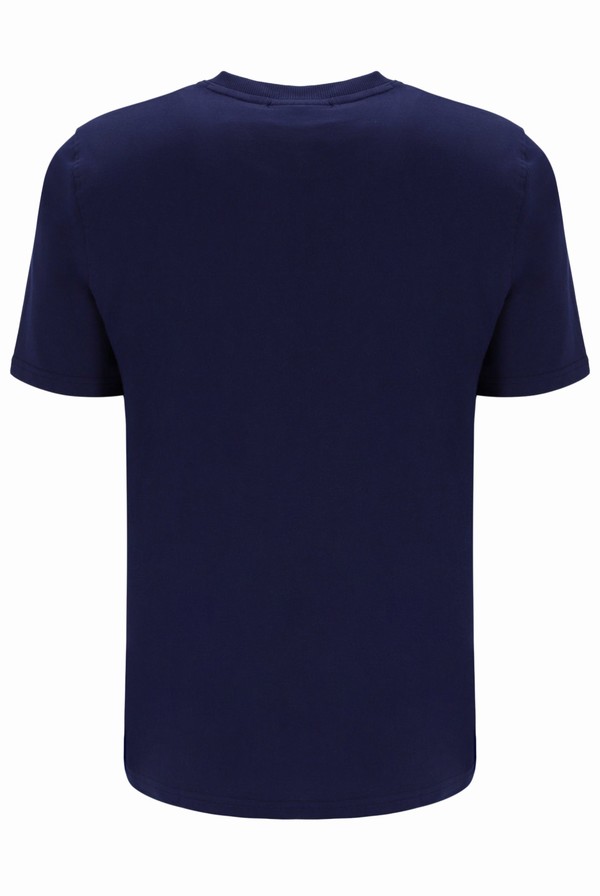 Blue Fila Tanner Front Graphic Men T-shirts | 6021OTXFK