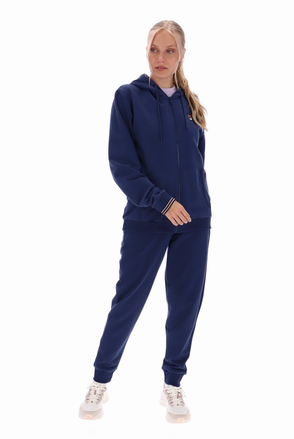 Blue Fila Tenconi Zip Up Men Tracksuits | 5413TWQIS