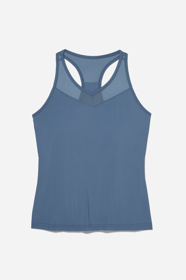 Blue Fila Tennis Essential Racerback Women Tops | 4721ZQLIT