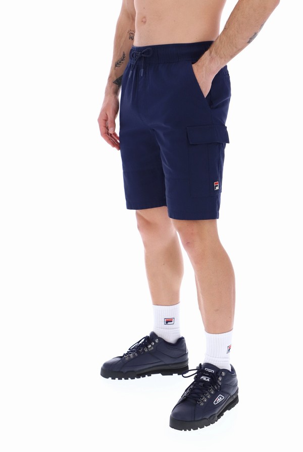 Blue Fila Vinn Cargo Men Shorts | 7435XWTYP