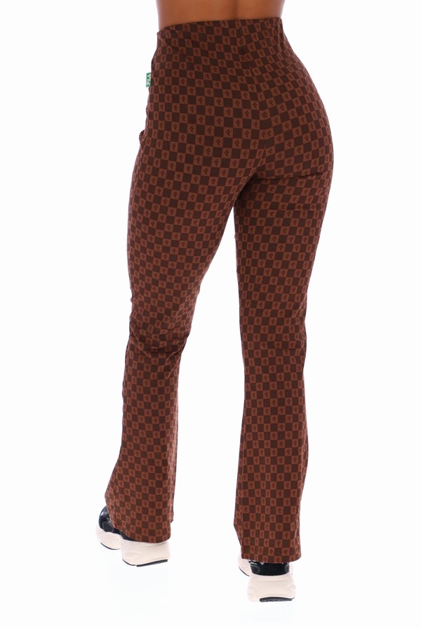 Brown Fila Elizabeth Flared Women Bottoms | 8543CKDGV