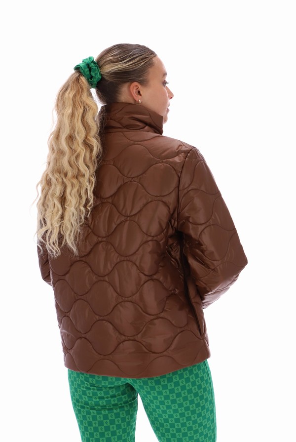 Brown Fila Mavis Quilted Women Jackets | 4675CIFUO