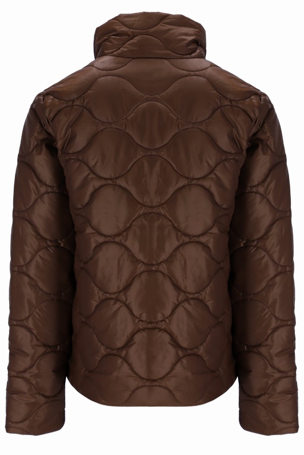 Brown Fila Mavis Quilted Women Jackets | 4675CIFUO