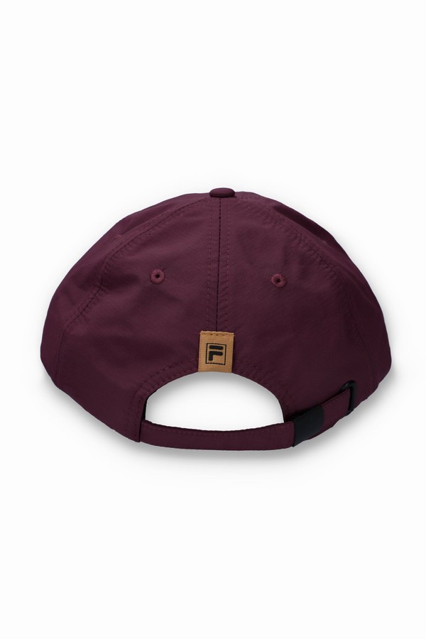 Burgundy Fila Hylo Baseball Men Caps | 3567OJTYQ