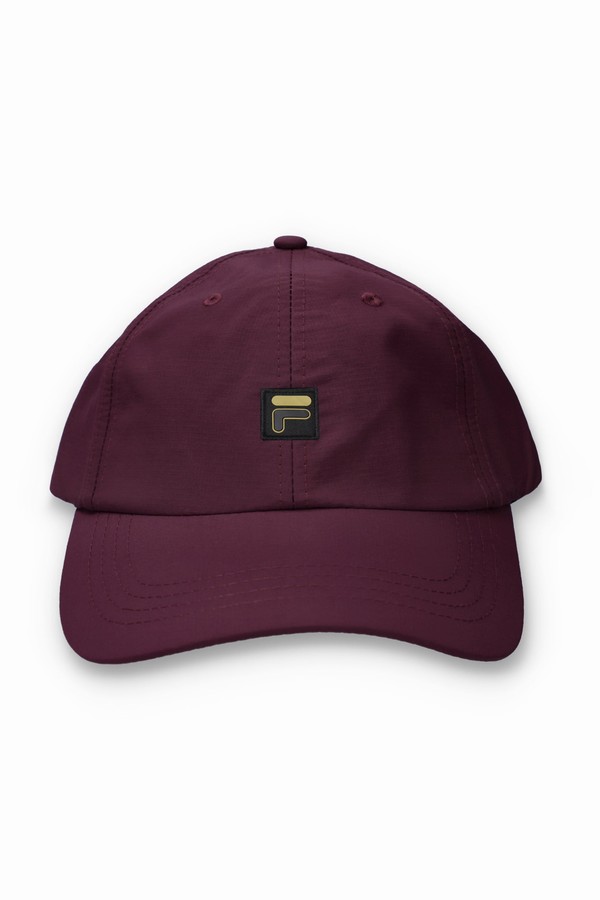 Burgundy Fila Hylo Baseball Men Caps | 3567OJTYQ