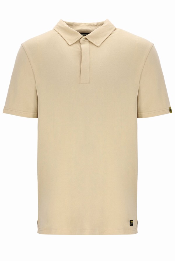 Cream Fila Lippi Minimal Men Polo Shirts | 2504IDJCM