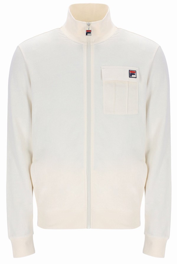 Cream Fila Micah Cargo Pocket Men Track Top | 0185IGPSH