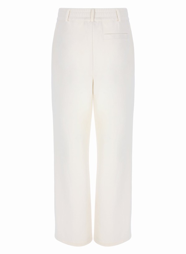 Cream Fila River Straight Leg Women Track Pants | 5031OAWLV