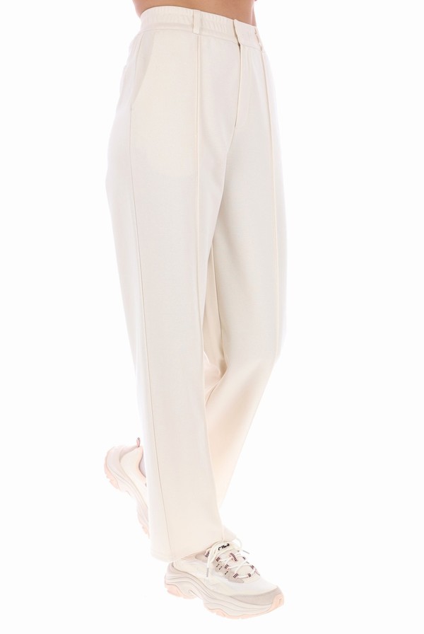 Cream Fila River Straight Leg Women Track Pants | 5031OAWLV