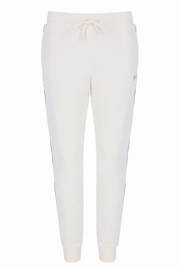 Cream Fila Sima Tape Women Jogger | 6052ZDGMH