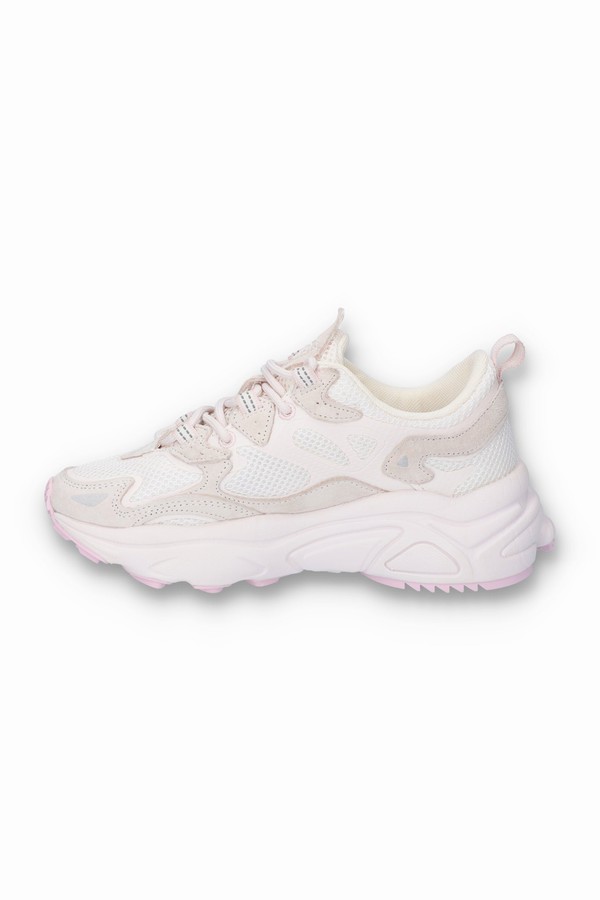 Cream / Purple / Silver Fila Tenacity Women Trainers | 2618CMISW