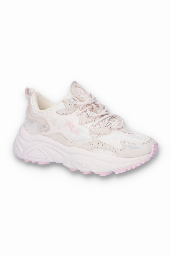 Cream / Purple / Silver Fila Tenacity Women Trainers | 2618CMISW