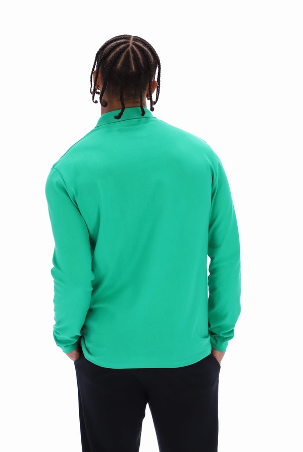 Deep Mint Fila Kit Long Sleeved Men Sweatshirts | 3827WGJIX